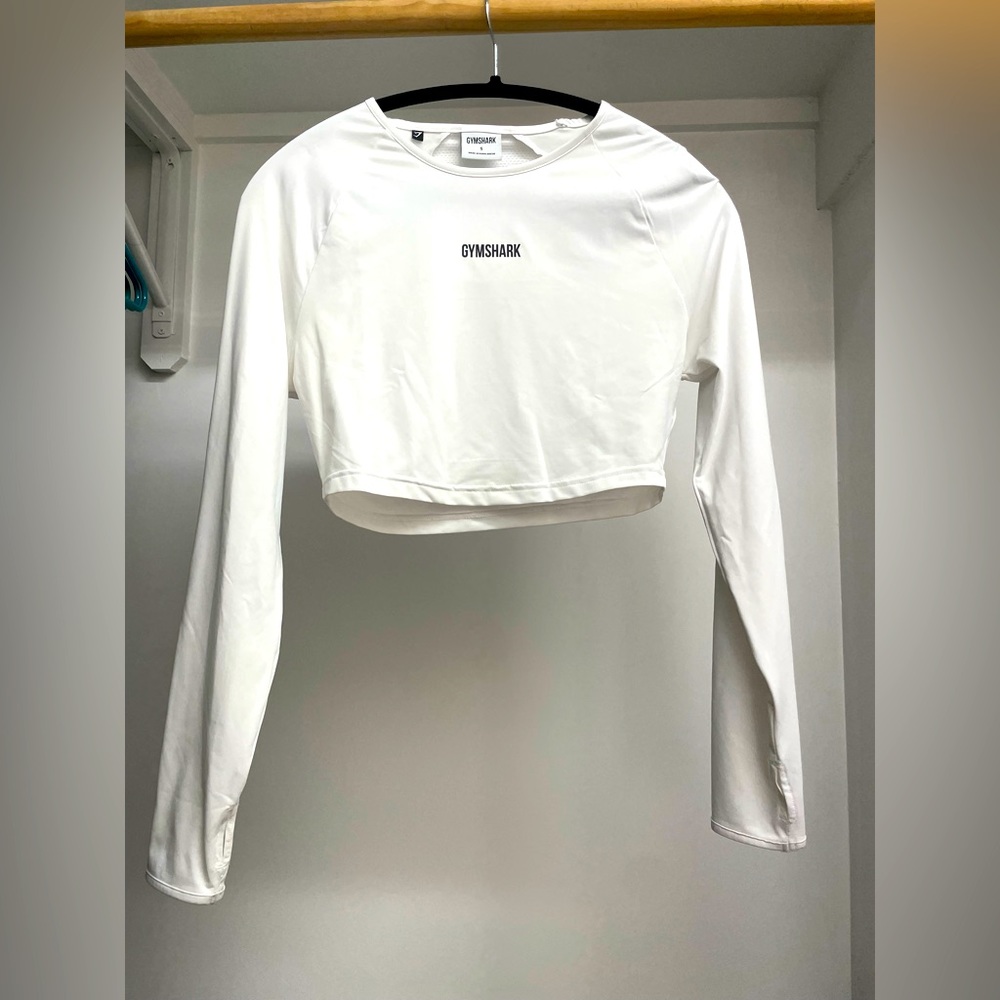 GYMSHARK Long Sleeve Crop S